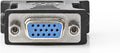 Nedis DVI-Adapter - DVI-I 24+5-Pin Male - VGA Female 15p - Vernikkeld - Recht - PVC - Zwart - Doos