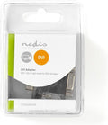 Nedis DVI-Adapter - DVI-I 24+5-Pin Male - VGA Female 15p - Vernikkeld - Recht - PVC - Zwart - Doos