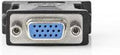 Nedis DVI-Adapter - DVI-I 24+5-Pin Male - VGA Female 15p - Vernikkeld - Recht - PVC - Zwart - Doos