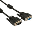 Nedis VGA-Kabel - VGA Male - VGA Female 15p - Vernikkeld - Maximale resolutie: 1280x800 - 2.00 m - Rond - ABS - Zwart - Envelop
