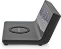 Nedis Wekker met Draadloze Lader - Qi gecertificeerd - 5 / 7.5 / 10 / 15 W - USB-A Male - 2 Alarmtijden - Snoozefunctie
