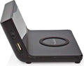 Nedis Wekker met Draadloze Lader - Qi gecertificeerd - 5 / 7.5 / 10 / 15 W - USB-A Male - 2 Alarmtijden - Snoozefunctie
