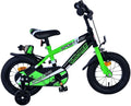 Volare Sportivo - Kinderfiets 12 Inch - Terugtraprem en handrem - Groen/Zwart