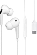 Nuvance - Oortjes met Draad - USB-C Aansluiting - Oordopjes met Draad - In-Ear Oortjes met Draad en Microfoon - Wit