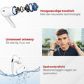 Nuvance - Oortjes met Draad - USB-C Aansluiting - Oordopjes met Draad - In-Ear Oortjes met Draad en Microfoon - Wit