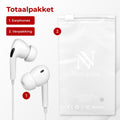 Nuvance - Oortjes met Draad - USB-C Aansluiting - Oordopjes met Draad - In-Ear Oortjes met Draad en Microfoon - Wit