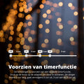 FlinQ Amber IJspegelverlichting - Lichtslinger Buiten - 144 LED Lampen - IP44 (1 stuk)