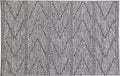 TERMAL - Laagpolig vloerkleed - Zwart - 160 x 230 cm - Katoen