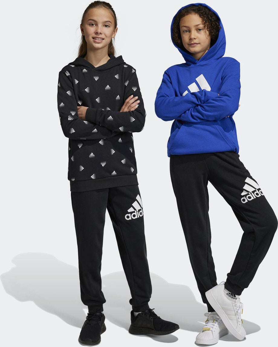 adidas Sportswear Essentials Regular Fit Big Logo Katoenen Broek - Kinderen - Zwart- 128