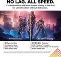 HP Omen 27q (780H4AA) - Gamingmonitor - QHD 165 Hz 1 ms - Zwart