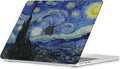 Lunso Geschikt voor MacBook Air 13 inch (2018-2020) cover hoes - case - Van Gogh Sterrennacht