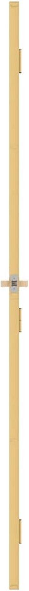 vidaXL - Binnendeur - smal - 102,5x201,5 - cm - gehard - glas - en - aluminium - goud