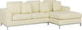 OSLO - Hoekbank met ottomaan - Beige - Linkerzijde - 270 cm - Leer