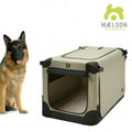 Maelson Soft Kennel - Opvouwbare hondenbench met stalen frame - Beige - X-Large 105 cm