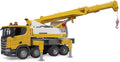 Bruder 3571 - Vrachtwagen Scania 560R - Liebherr kraan met 360° draaibaarheid - 1,30 meter hoog
