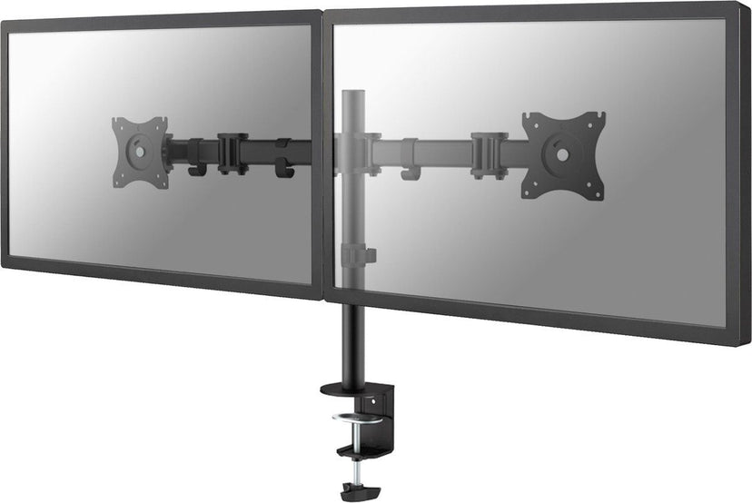 Neomounts NM-D135DBLACK - Monitorarm 2 schermen - 10-27 inch - Verstelbaar - Zwart