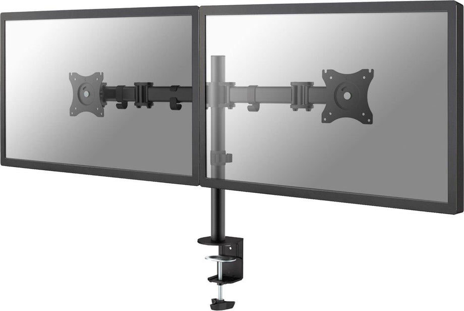 Neomounts NM-D135DBLACK - Monitorarm 2 schermen - 10-27 inch - Verstelbaar - Zwart