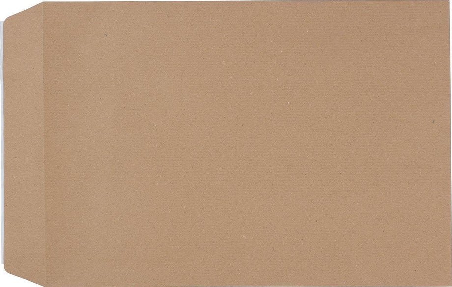 Pergamy kraftzakjes 90 g, ft C4: 229 x 324 mm, zelfklevend met strip, bruin, doos van 250 stuks