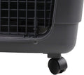 Flamingo Lanta - Reisbench hond XL - Transportbox met wielen en safety lock - Donkergrijs