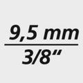 Wera 05003036001 8740 B HF Zyklop Dopbit - Inbus - 6 x 107mm - 3/8