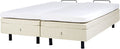 Verstelbaar bed zonder hoofdbord Stof DUKE II 160 x 200 cm Beige