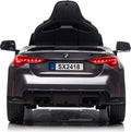BMW M4 Kinderauto Grijs | 12V