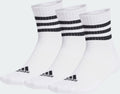 adidas Sportswear 3-Stripes - Korte Sokken - Laag model - Wit (3 paar)