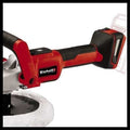 Einhell CE-CP 18/180 Li E-Solo - Accu Polijst-/Schuurmachine - Koolborstelloze motor - Rood Zwart