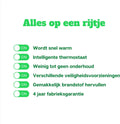 Qlima R 4224S TC-2 - Petroleumkachel - 2400 W - Ruimte tot 85 m³ - Bijverwarming
