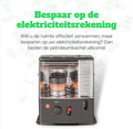Qlima R 4224S TC-2 - Petroleumkachel - 2400 W - Ruimte tot 85 m³ - Bijverwarming