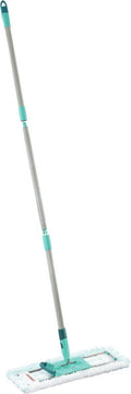 Leifheit Profi vloerwisser xl Micro Duo + EXTRA static stofdoek - 42 cm wisbreedte - 146 cm rug vriendelijke werkhoogte - 360° draaibare scharnier - Click System