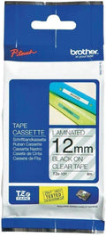Brother P-Touch TZe-131 - Lettertape - gelamineerd 12mm - zwart op transparant (8m)