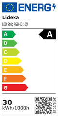 Lideka® - LED strip 10 Meter - RGB-IC - Dreamcolor - App bediening - 16 miljoen kleuren (2 stuks)