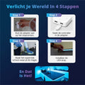 Lideka® - LED strip 10 Meter - RGB-IC - Dreamcolor - App bediening - 16 miljoen kleuren (2 stuks)