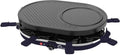 Raclettemachine - LITTLE BALANCE - Multi kaas - 1200 W - 8 personen - Afneembare grill/crêpe - Nachtblauw
