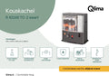 Qlima R 4224S TC-2 - Petroleumkachel - 2400 W - zwart