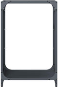 vidaXL - Brandhoutrek - 44x28x65 - cm - koudgewalst - staal - antracietkleurig