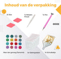 Rubye® Diamond Painting Volwassenen - Diamond Painting Kinderen - Franse Kust - 40x30cm