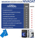 NIVADA Mini Airco F25 - Aircooler - 1000 mL - 2 Coolpacks - Zwart