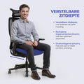Stane Premium - Ergonomische Bureaustoel - Volledig verstelbaar - Zwart