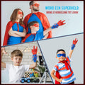 JUST23 Web Shooter Telescopic - Webschieter - Touwterughaling - Blauw
