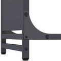 vidaXL - Brandhoutrek - 44x28x65 - cm - koudgewalst - staal - antracietkleurig