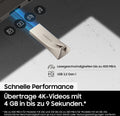 Samsung BAR Plus - USB stick - USB 3.1 - USB A - 64 GB - Titaan grijs