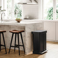 Simplehuman - Prullenbak Liner Pocket Recycler 24 + 34 liter - Zwart - Roestvast Staal