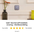 Slimme Thermostaat Multi-Room Starterskit - Smart Thermostaat X - 2 Radiatorknoppen - incl. Matter Bridge - werkt met Google Home, Alexa & Apple Homekit - Bedrade variant - Zwart/Wit