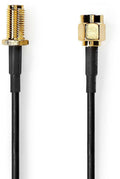Nedis CSGB02010BK20 - Kabel SMA-SMA - 200 cm - Zwart