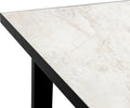 Stalux Eettafel - Tafel Joop - Luxe Design - Duurzaam Materiaal - Gemakkelijk te Reinigen - Wit Marmer - 180 cm