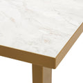 Stalux Eettafel - Tafel Joop - Luxe Design - Duurzaam Materiaal - Gemakkelijk te Reinigen - Wit Marmer - 180 cm