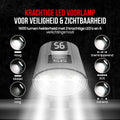 Strex Fietsverlichting Set LED 1600 lumen - Fietslamp Voorlicht & Achterlicht - Fietslampje - Fietsverlichting USB Oplaadbaar