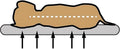 Sun Garden Lou Orthopedisch Hondenkussen 120x85x5cm Grijs
